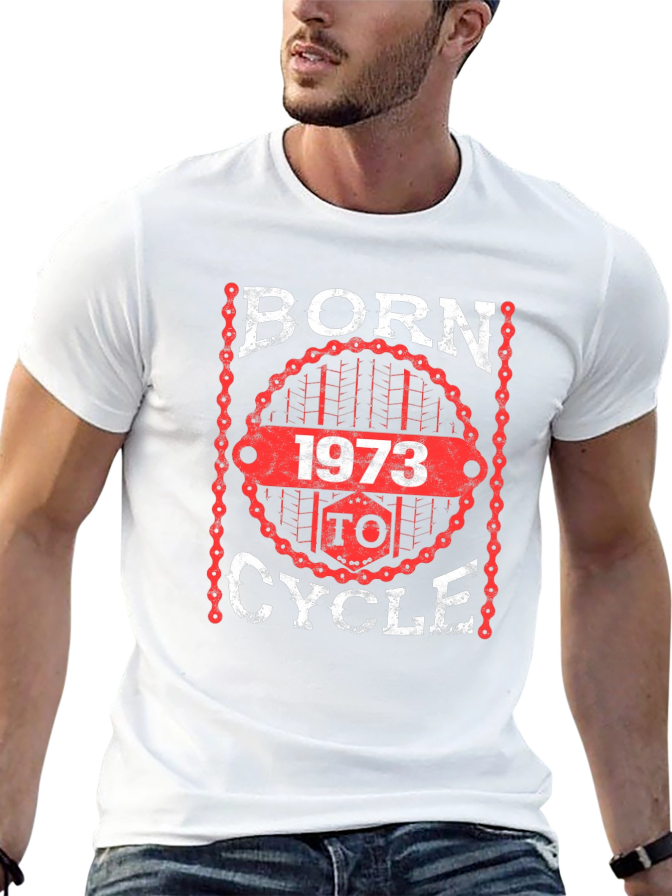 Born 1973 to Cycle Black T-Shirt