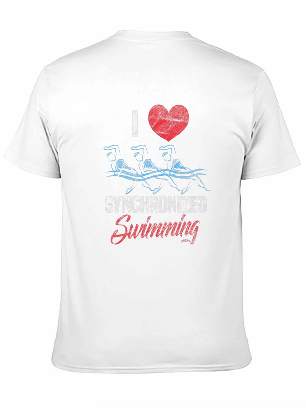 I Love Synchronized Swimming Graphic Tee