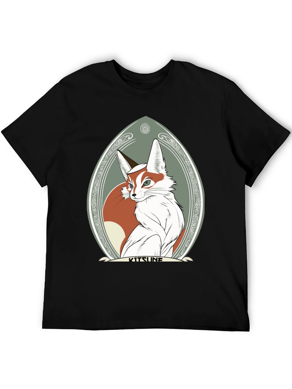 Kitsune Fox Graphic Tee - Stylish & Unique Design