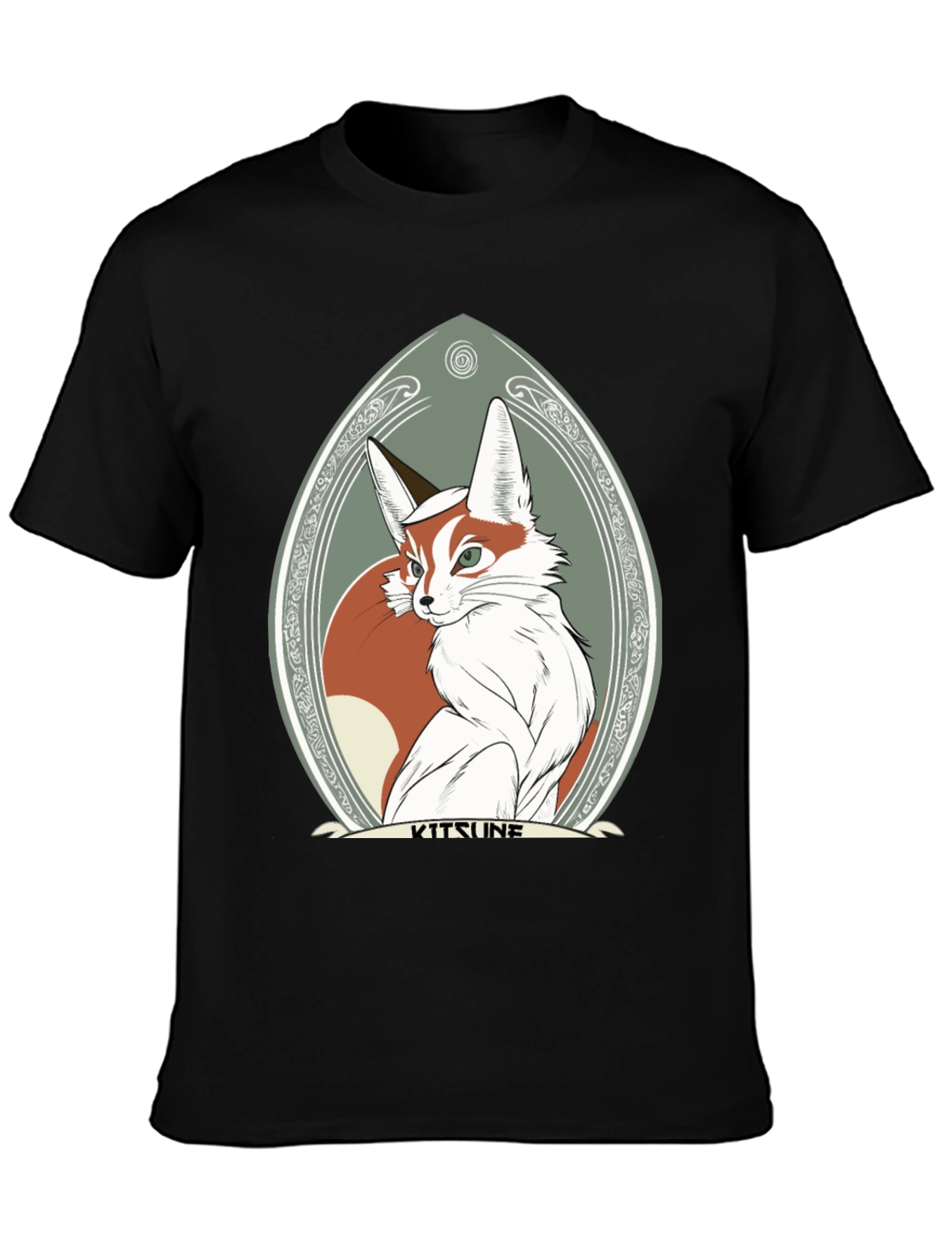 Kitsune Fox Graphic Tee - Stylish & Unique Design