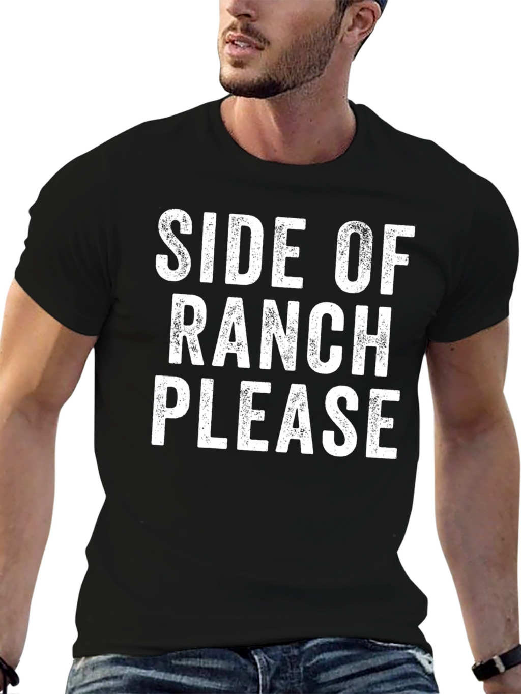 Side of Ranch Please T-Shirt - Funny Foodie Tee