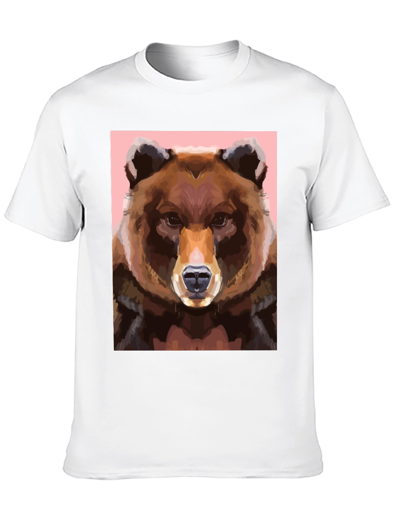 Bear Graphic Tee - Cool Animal Print Shirt