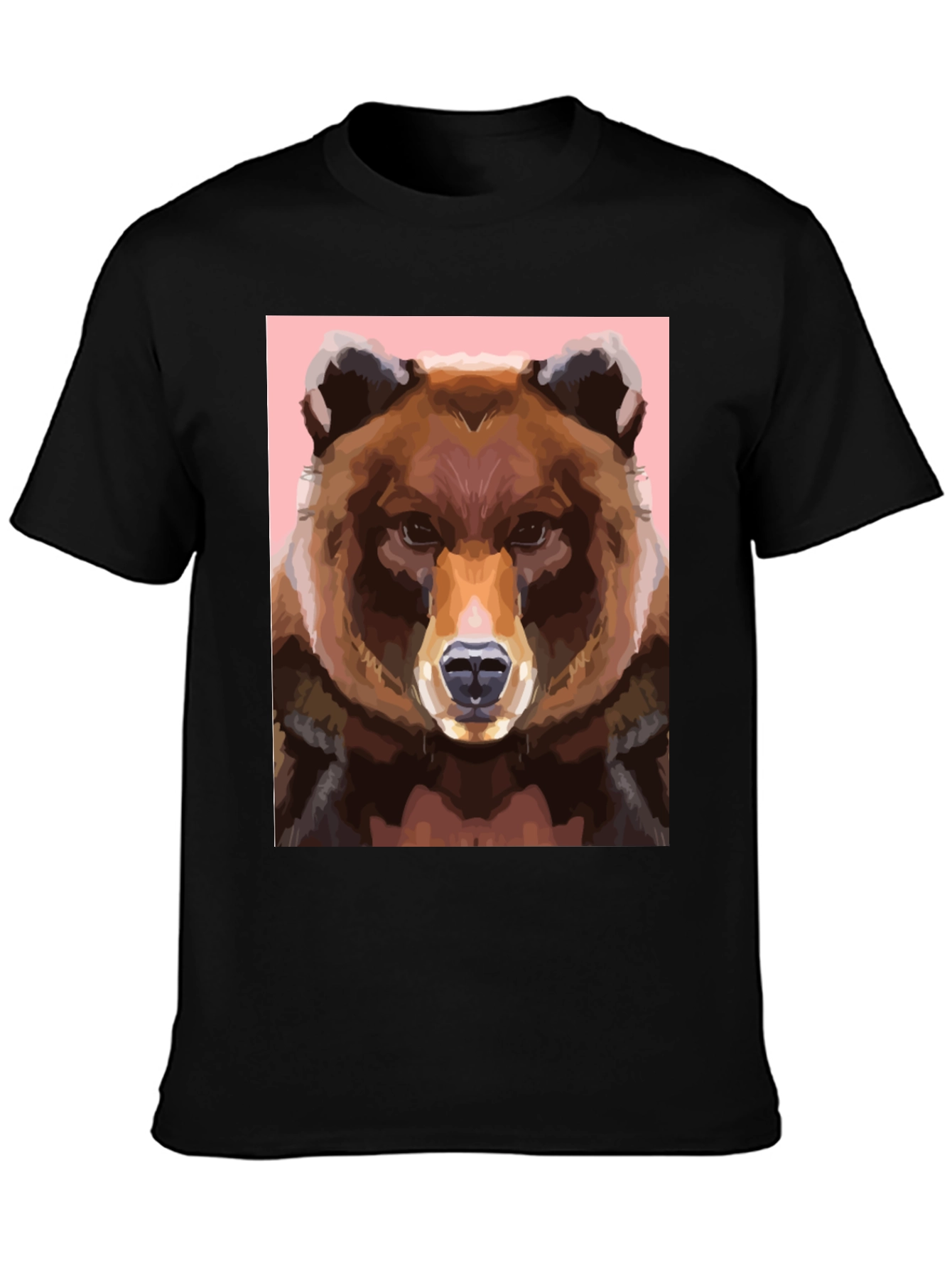 Bear Graphic Tee - Cool Animal Print Shirt
