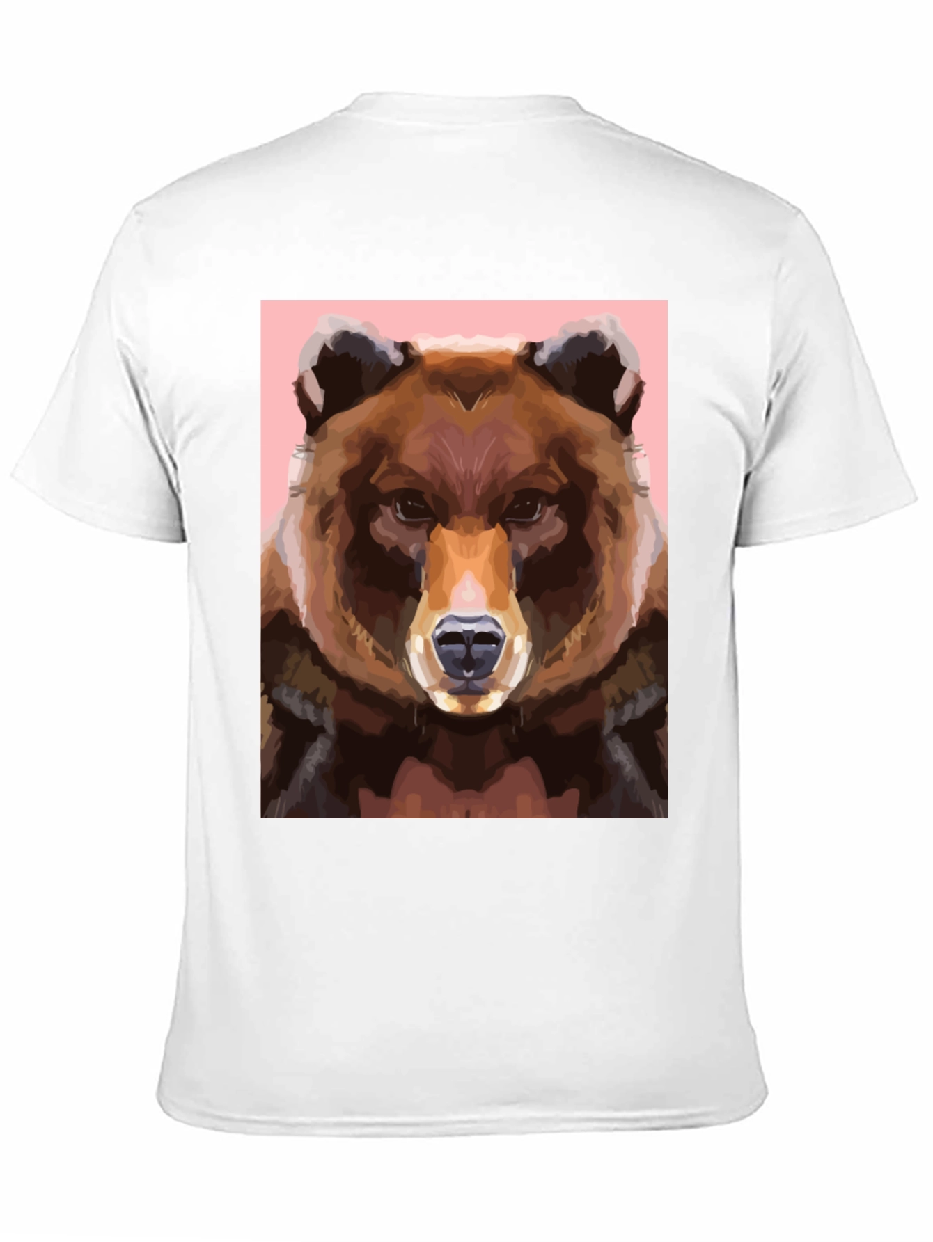 Bear Graphic Tee - Cool Animal Print Shirt
