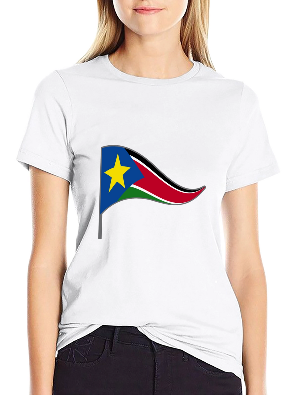 South Sudan Flag Graphic T-Shirt