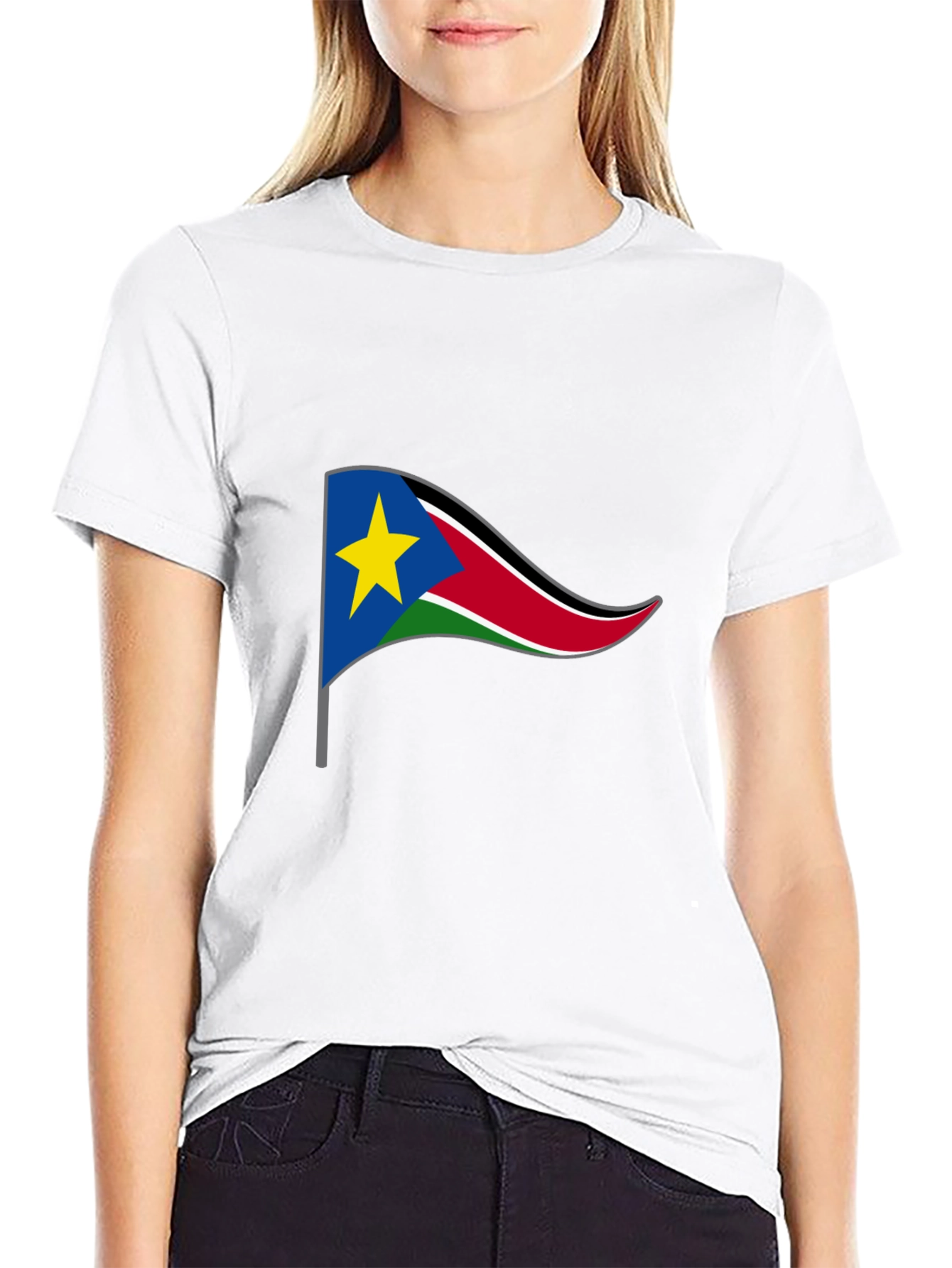 South Sudan Flag Graphic T-Shirt