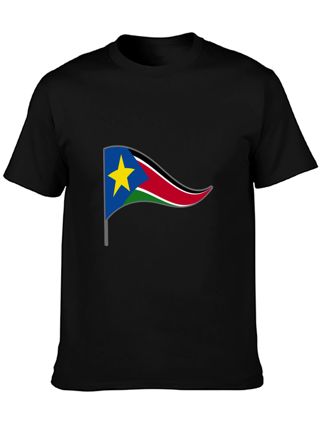 South Sudan Flag Graphic T-Shirt