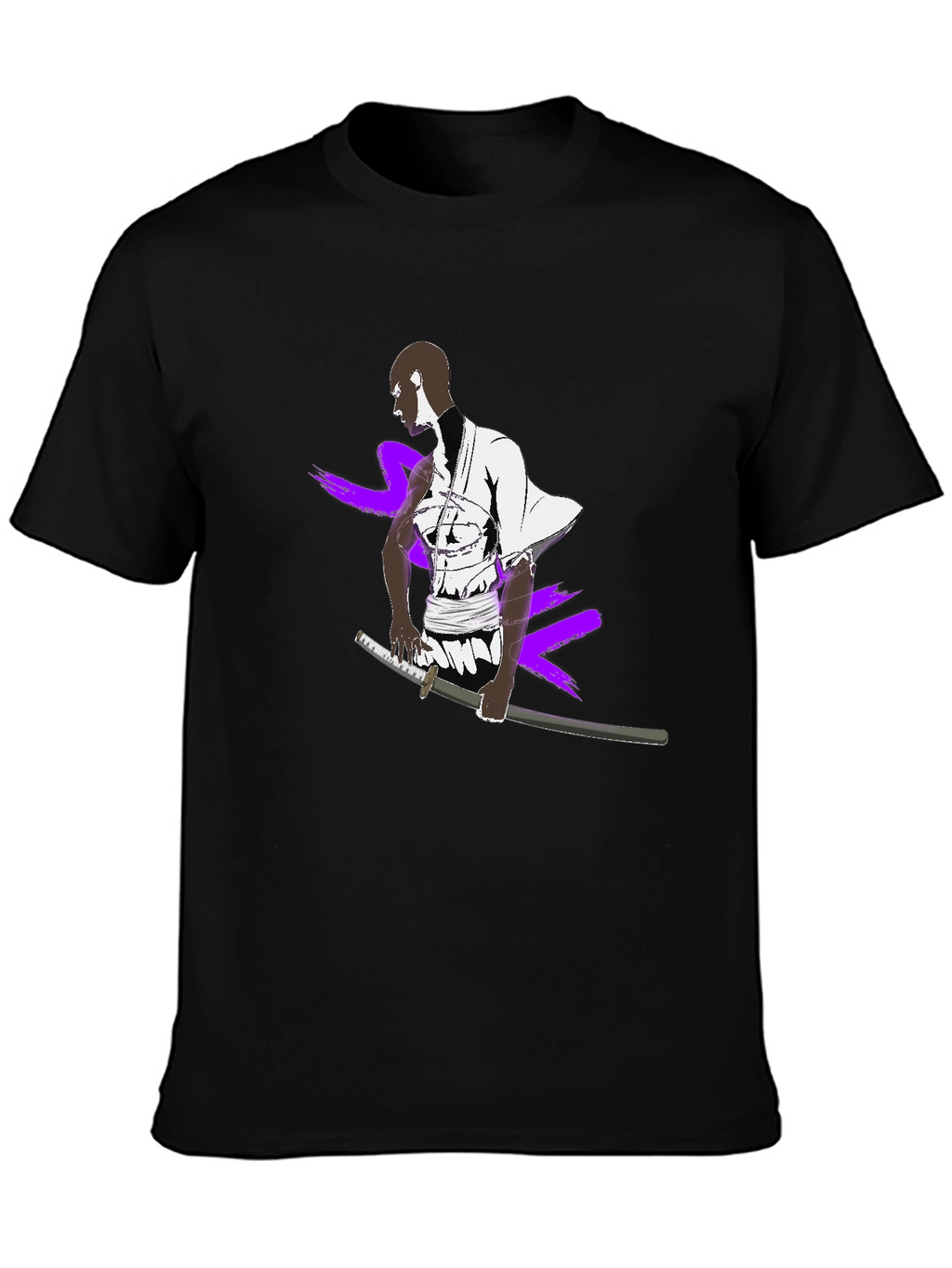 Samurai Graphic Black T-Shirt