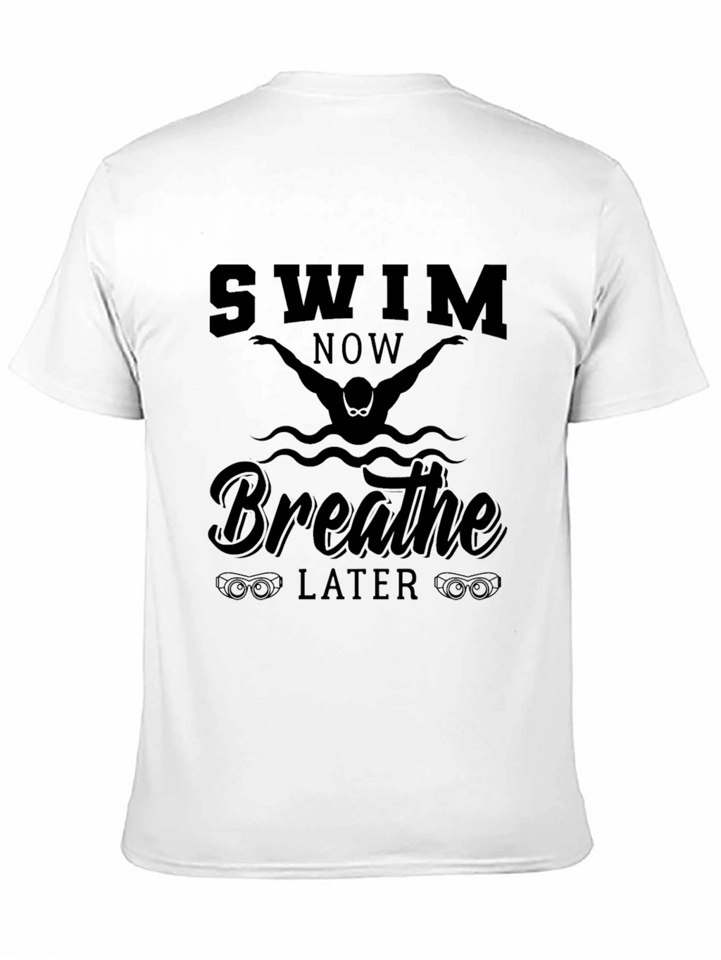 Swim Now Breathe Later Graphic Tee