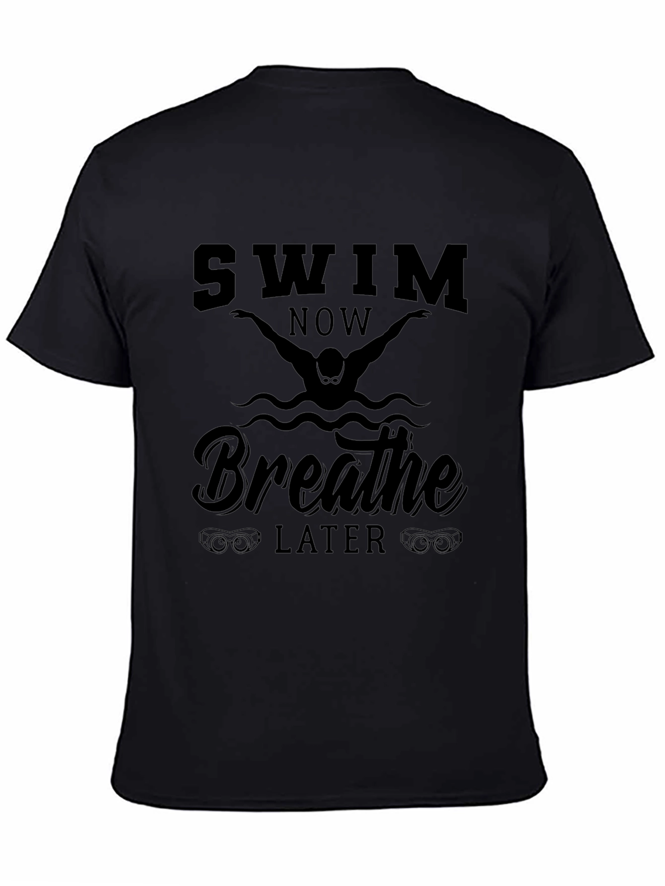 Swim Now Breathe Later Graphic Tee
