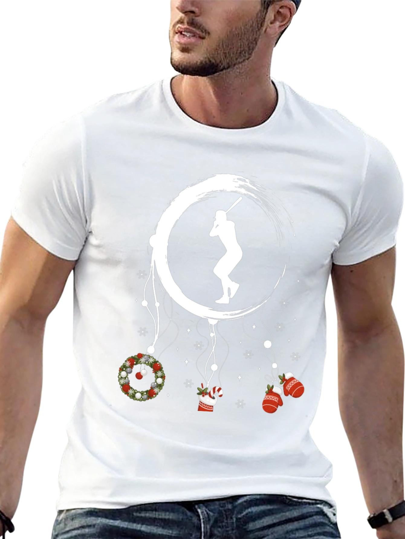 Baseball Christmas Dreamcatcher T-Shirt