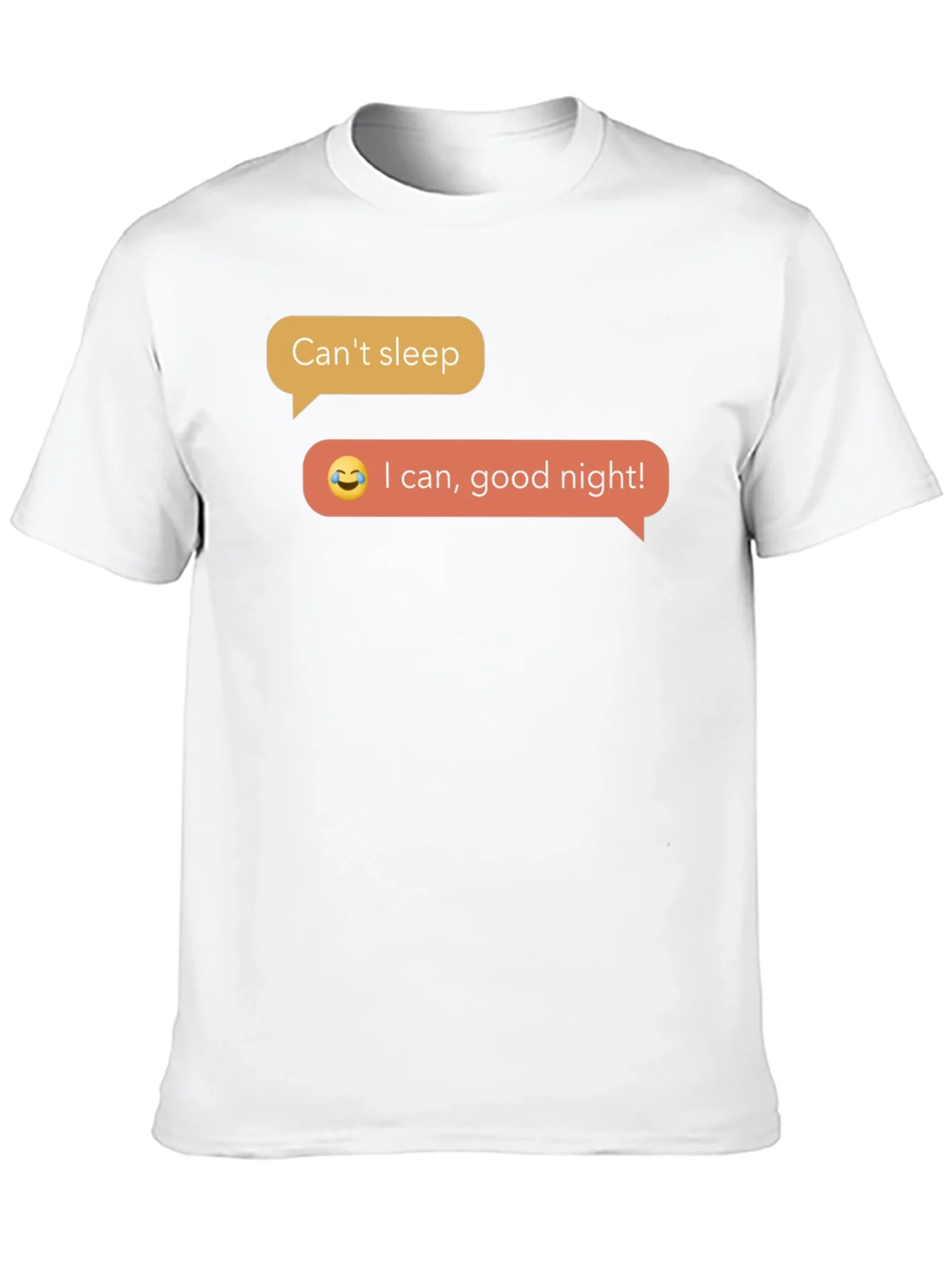 Funny Cant Sleep T-Shirt - Black Short Sleeve Tee
