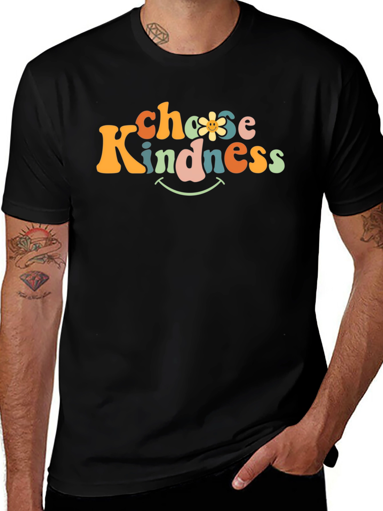 Choose Kindness Graphic Tee - Retro Style