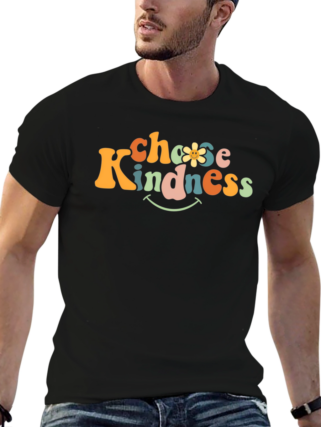 Choose Kindness Graphic Tee - Retro Style