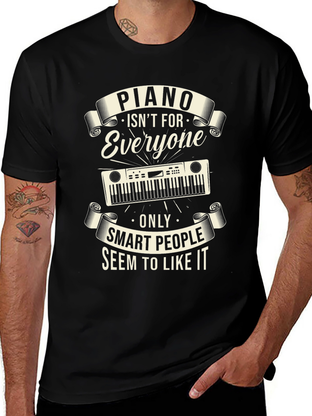 Piano Smart People T-Shirt
