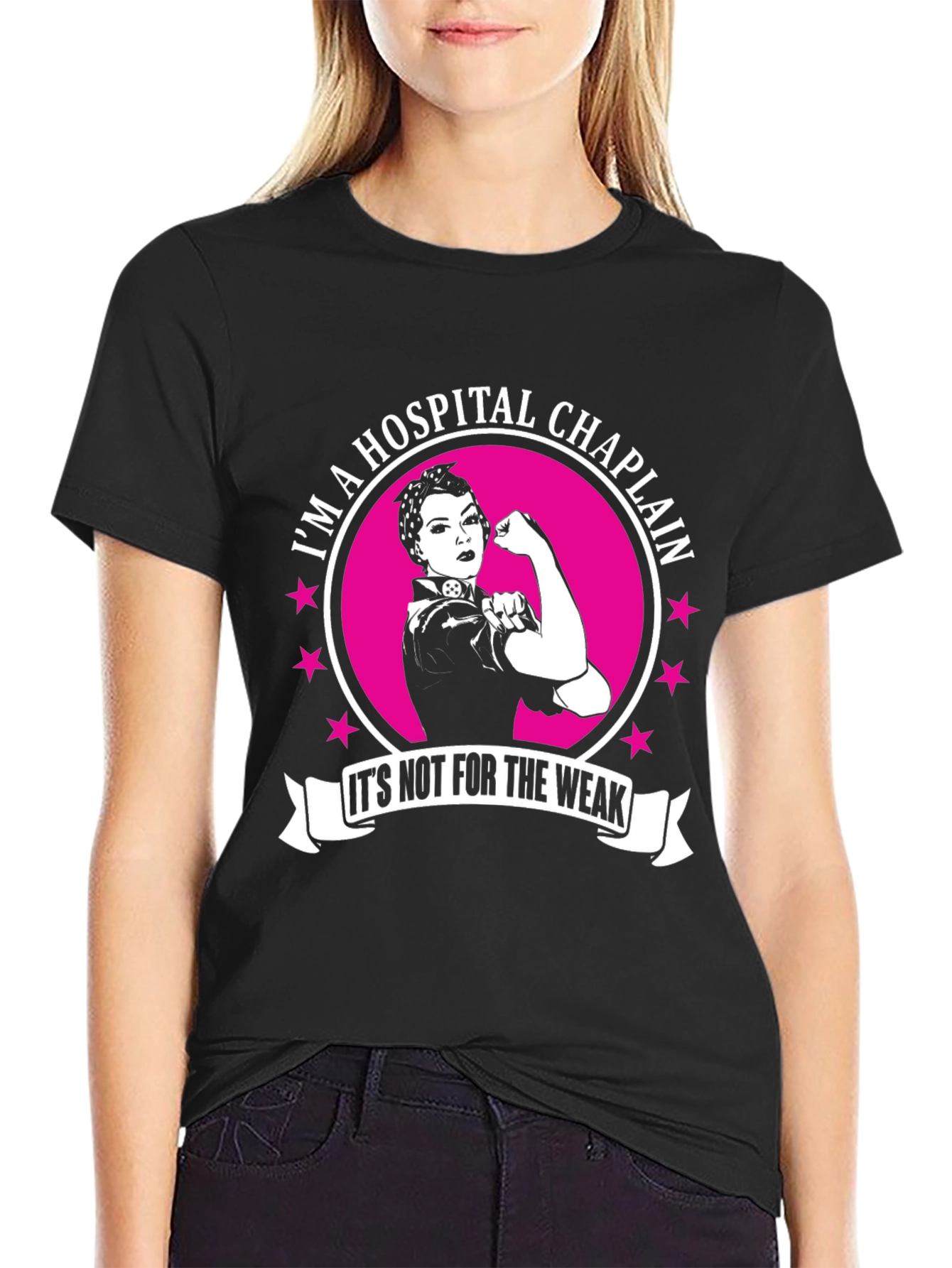 Hospital Chaplain T-Shirt - Not for the Weak Design