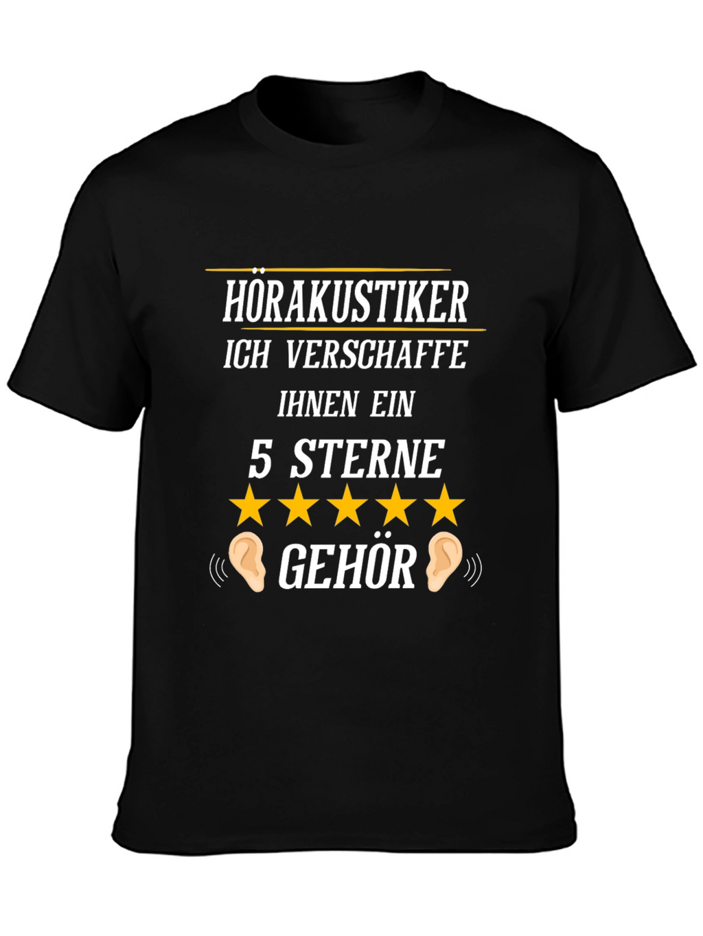 Audiologist 5-Star Hearing T-Shirt
