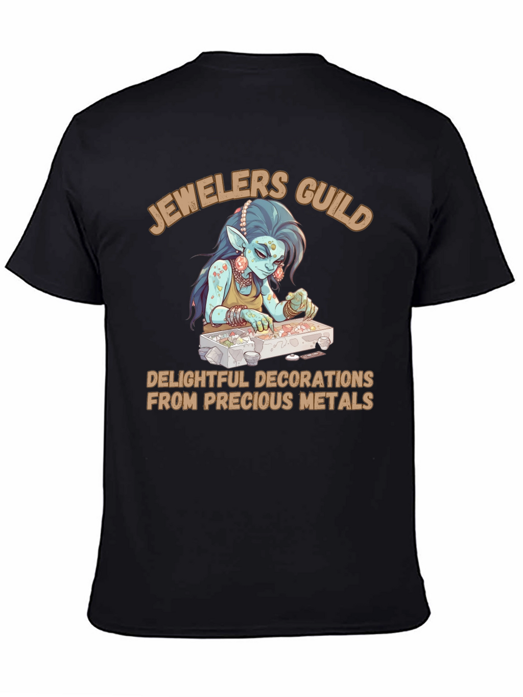 Jewelers Guild T-Shirt - Precious Metals Design