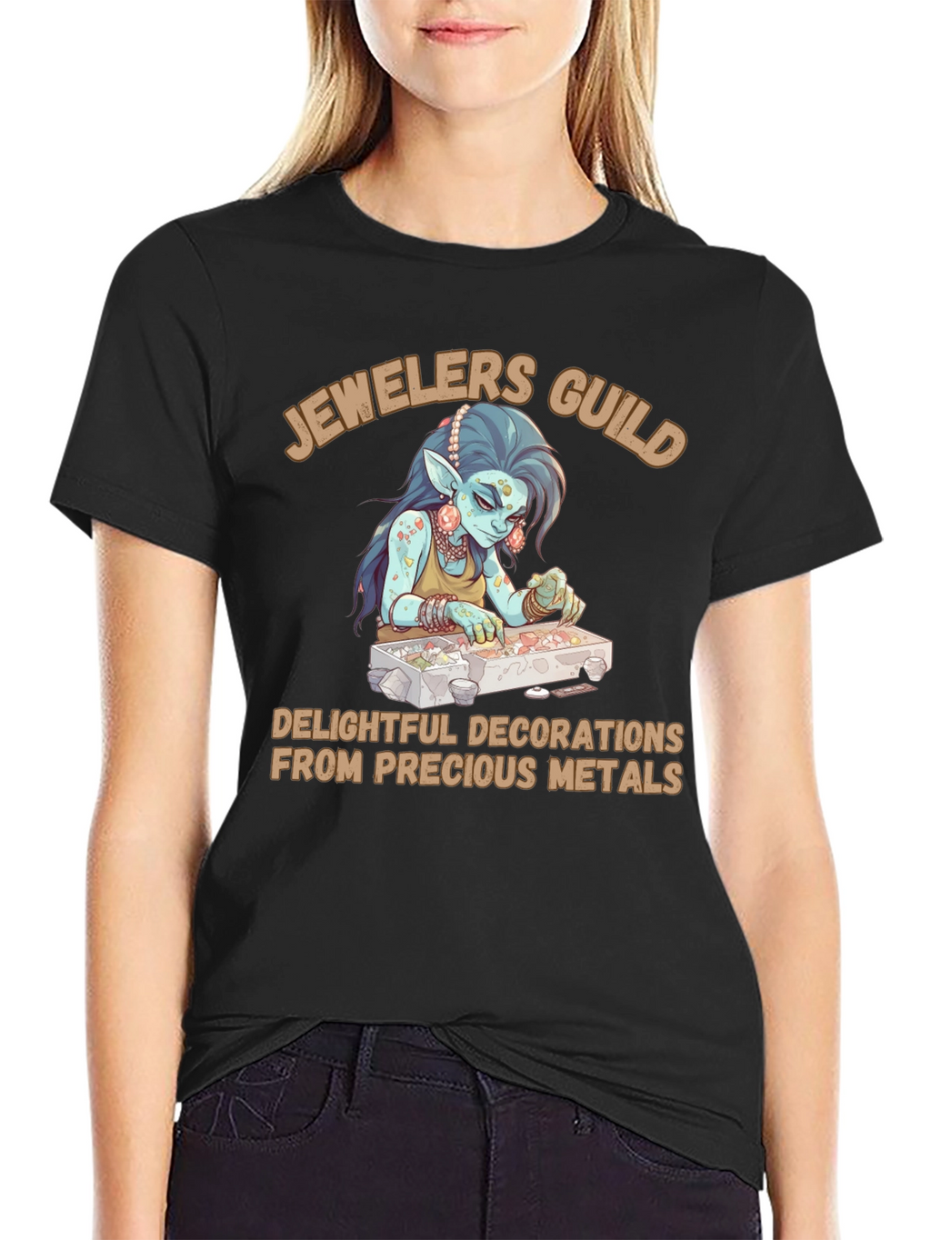 Jewelers Guild T-Shirt - Precious Metals Design