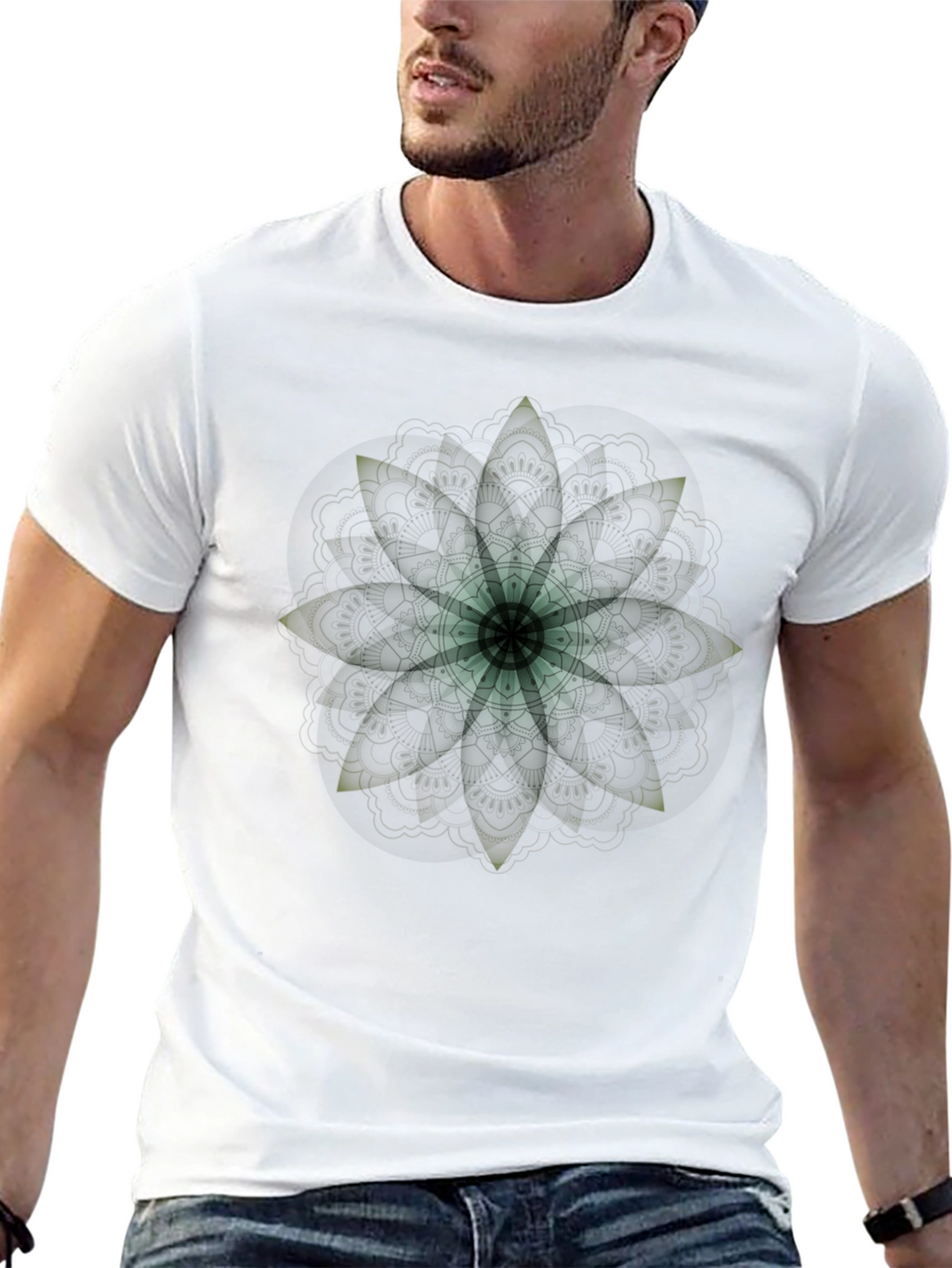 Mandala Graphic Black T-Shirt