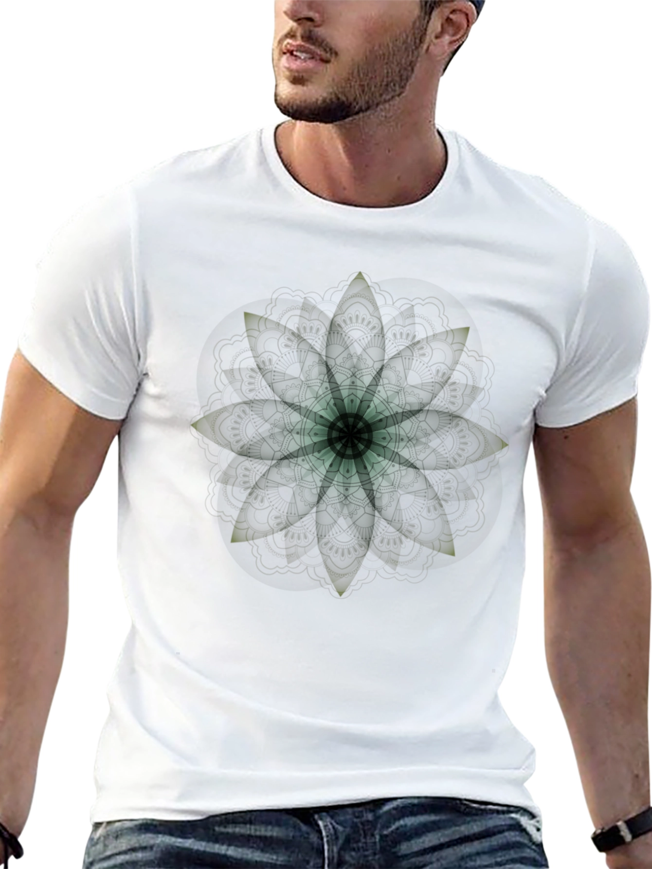 Mandala Graphic Black T-Shirt