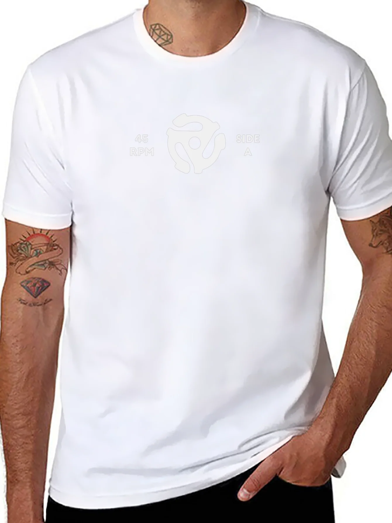 45 RPM Side A T-Shirt - Retro Music Lover Tee