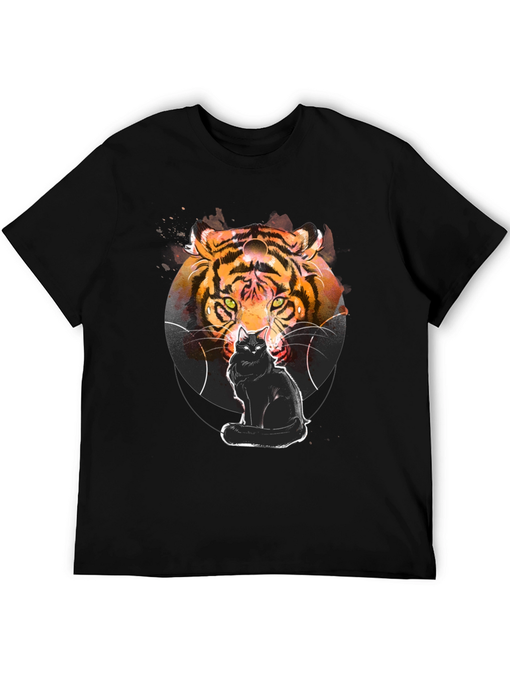 Tiger Cat Graphic T-Shirt