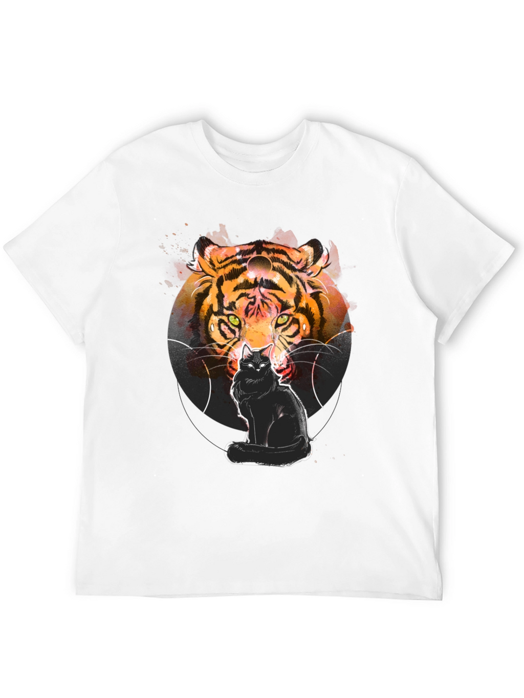 Tiger Cat Graphic T-Shirt