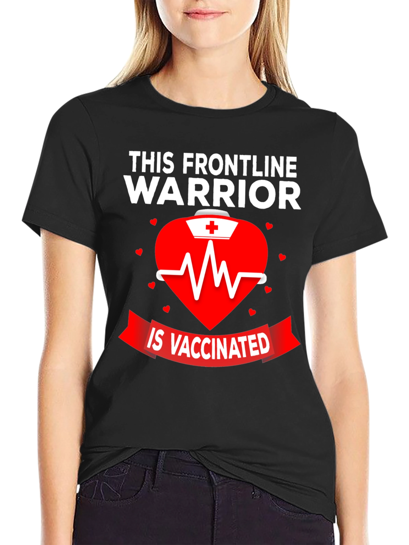 Frontline Warrior Vaccinated Graphic Tee