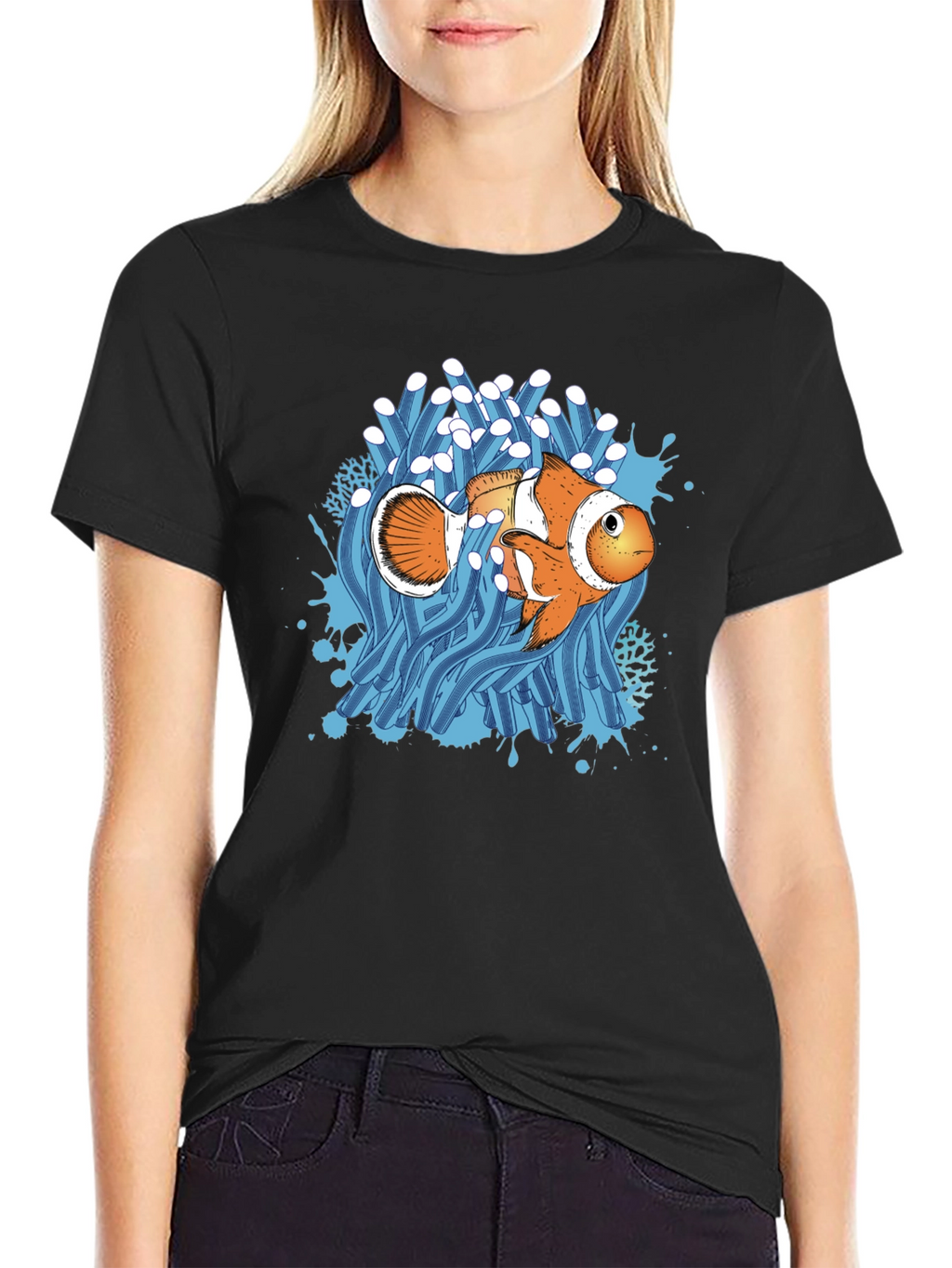 Clownfish Graphic Print T-Shirt