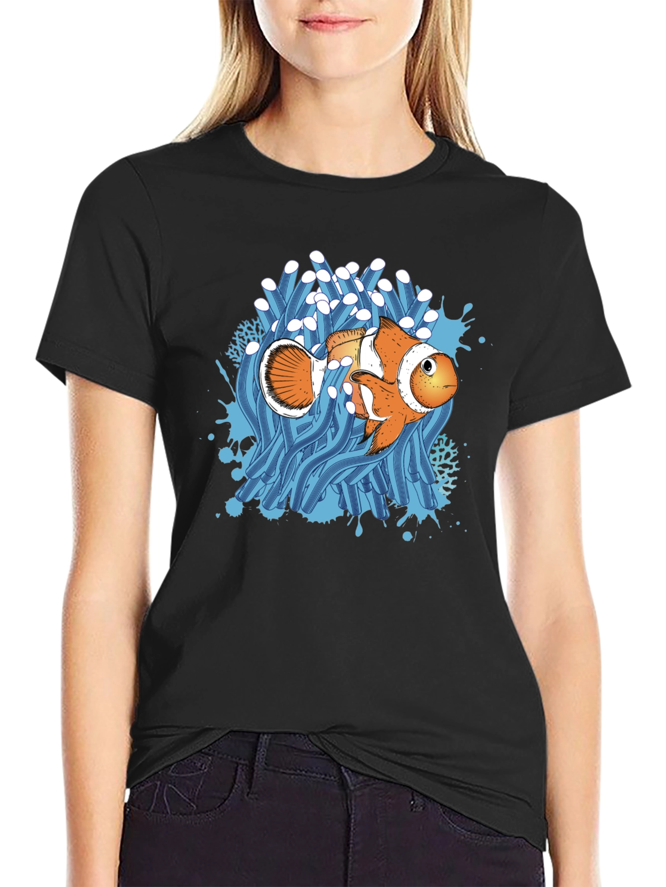 Clownfish Graphic Print T-Shirt
