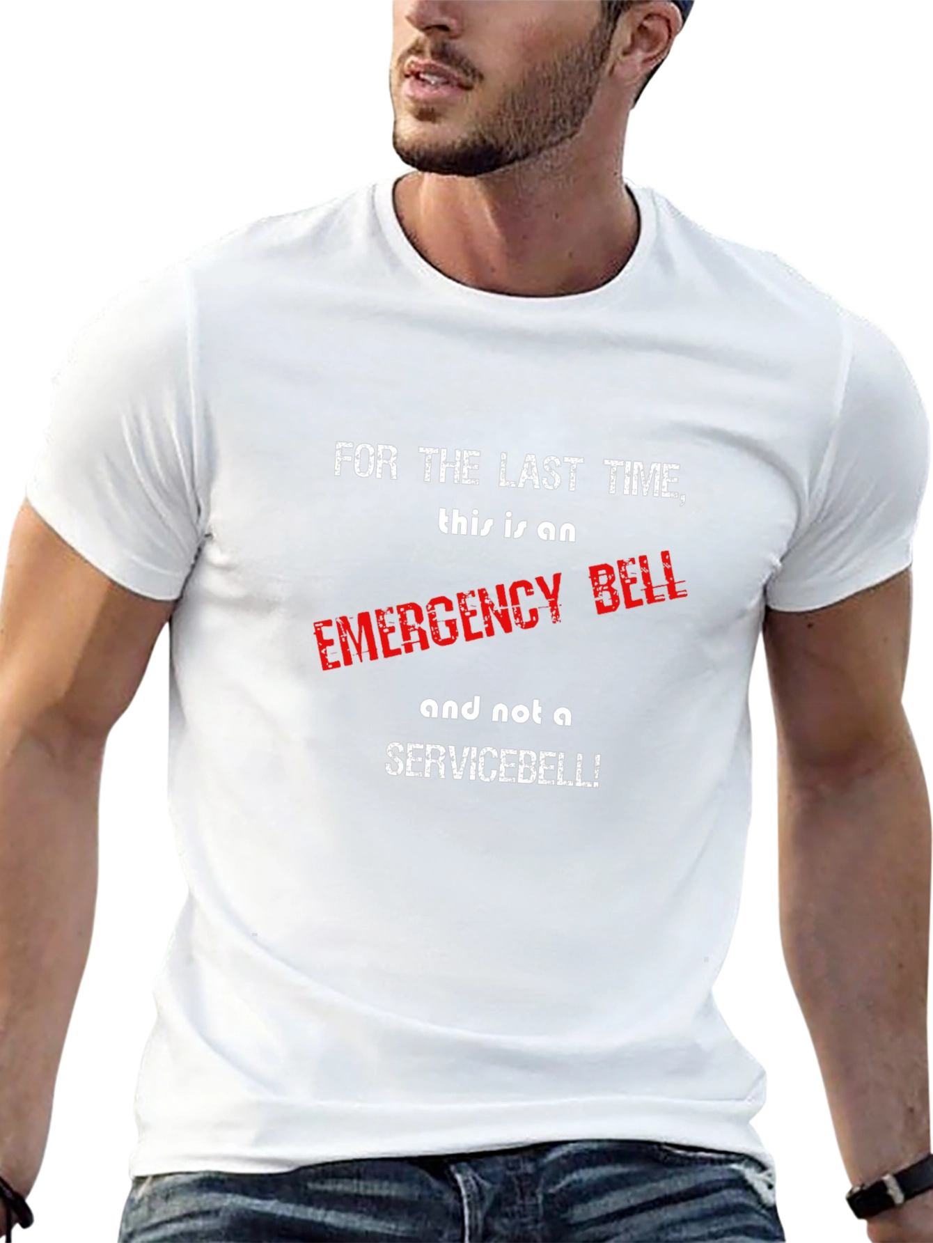 Emergency Bell T-Shirt - Funny Sarcastic Tee