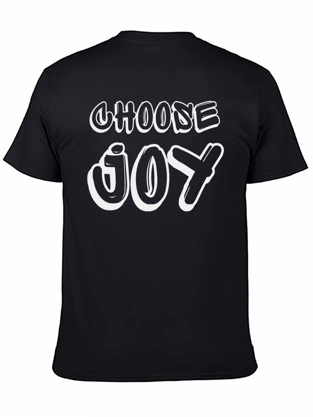Choose Joy Black T-Shirt for Men