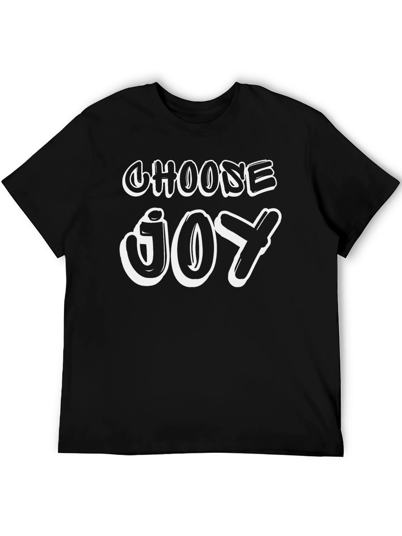Choose Joy Black T-Shirt for Men