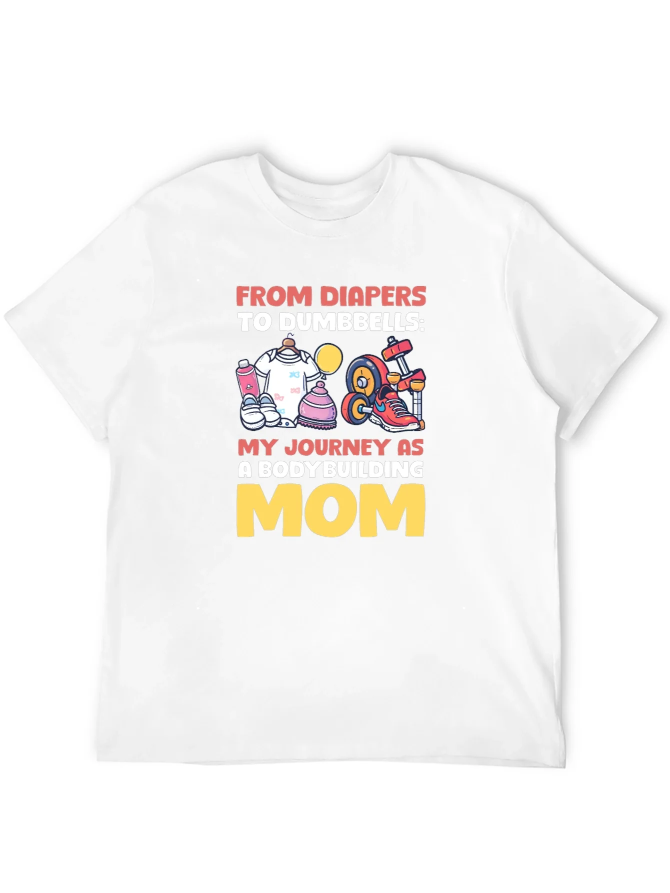 Bodybuilding Mom Graphic Tee