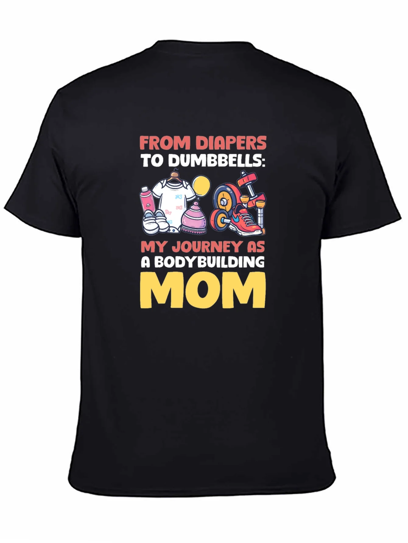Bodybuilding Mom Graphic Tee