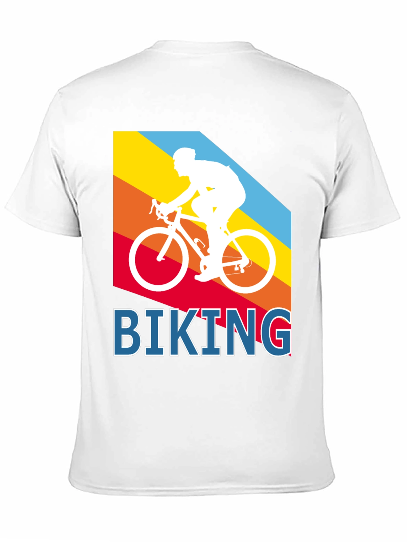 Mens Biking T-Shirt - Cycling Graphic Tee