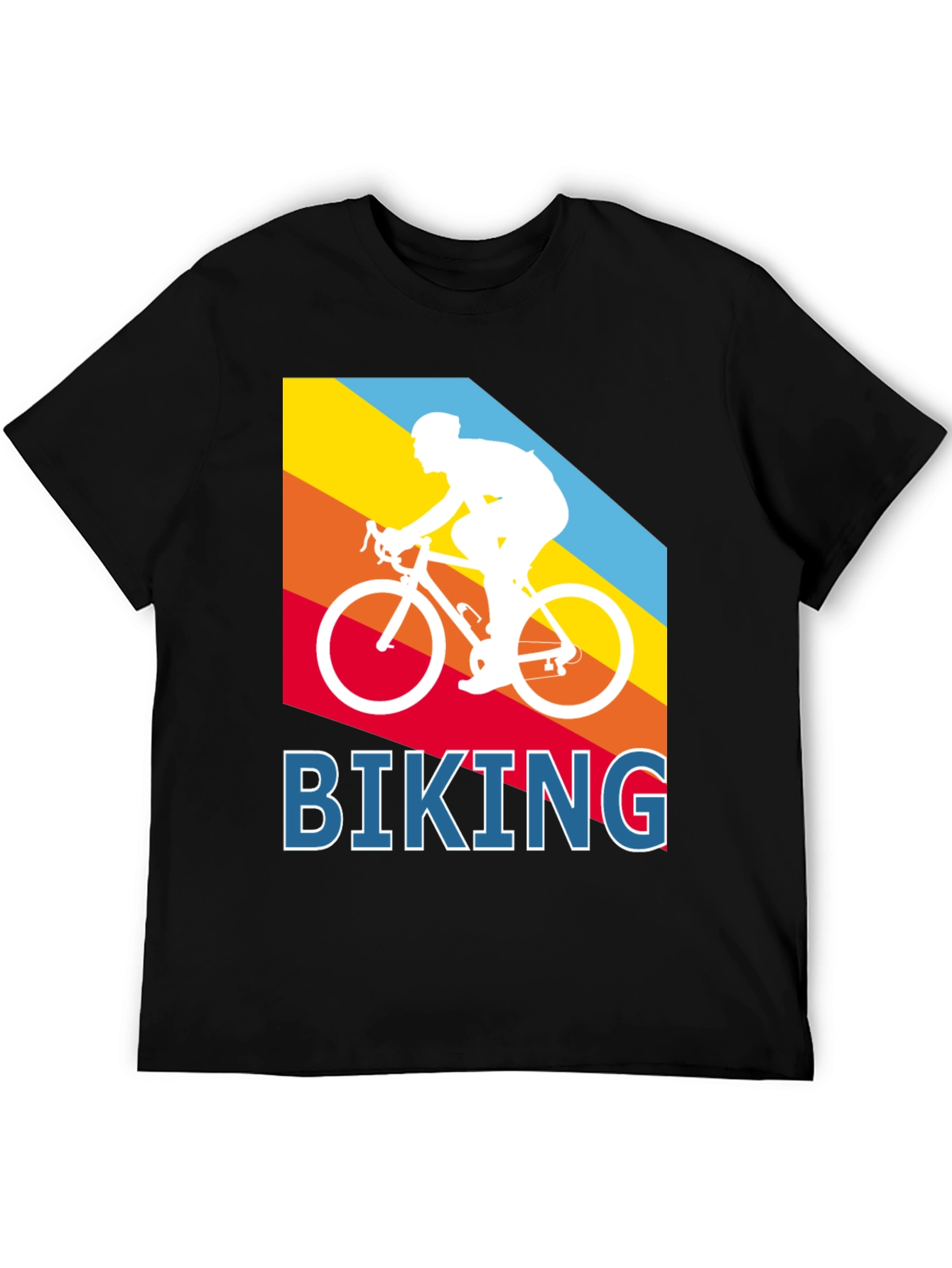 Mens Biking T-Shirt - Cycling Graphic Tee