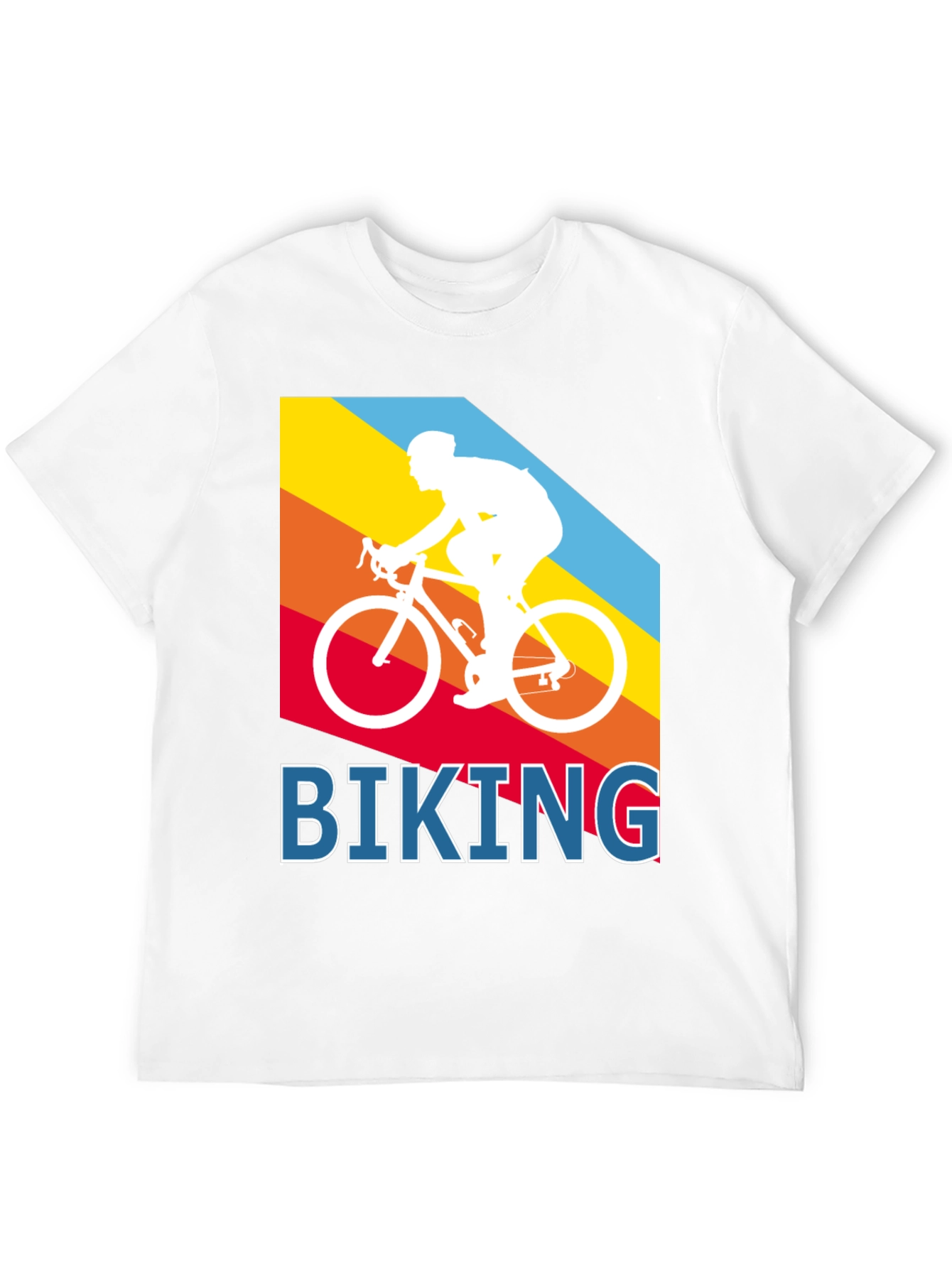 Mens Biking T-Shirt - Cycling Graphic Tee