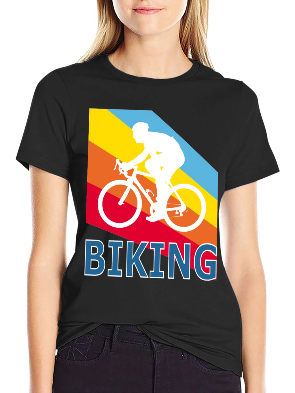 Mens Biking T-Shirt - Cycling Graphic Tee