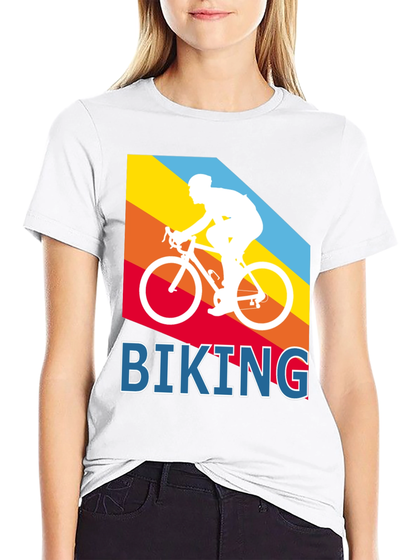 Mens Biking T-Shirt - Cycling Graphic Tee