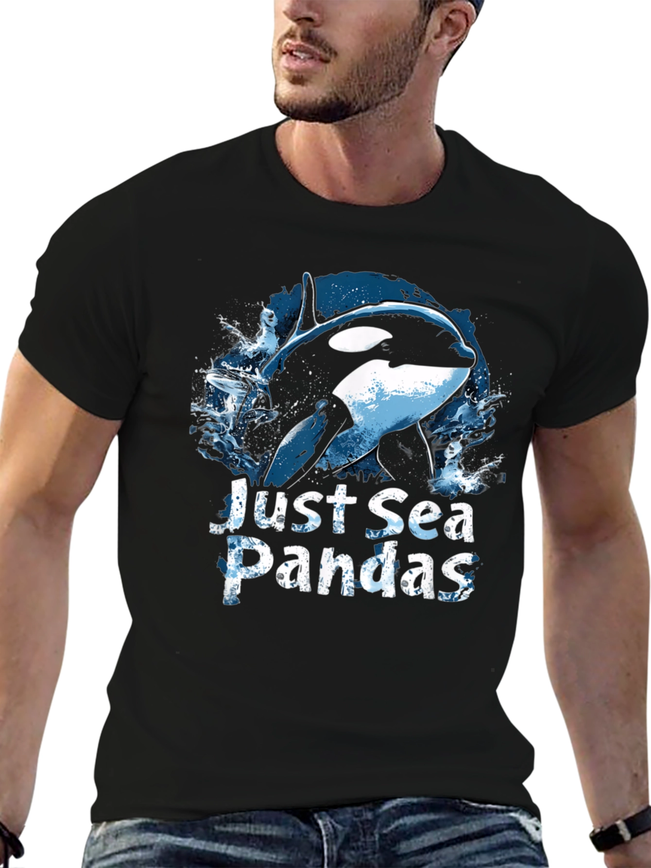 Just Sea Pandas Orca T-Shirt
