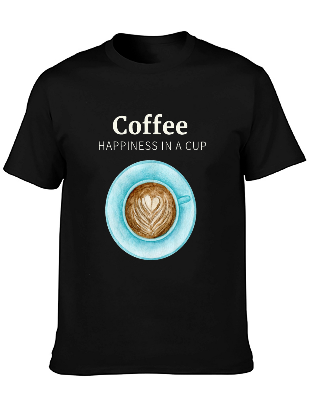 Coffee Happiness Graphic T-Shirt