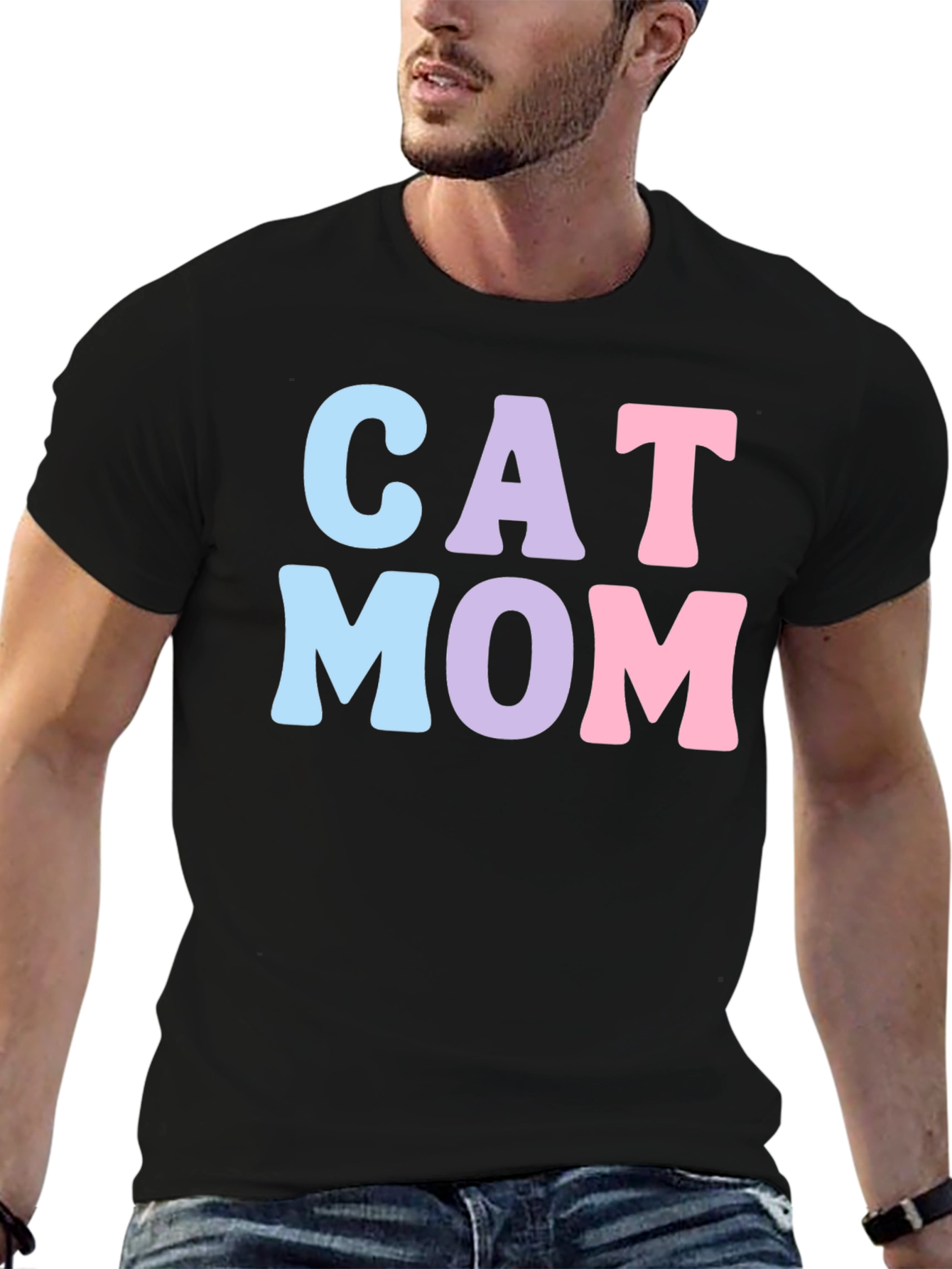 Cat Mom T-Shirt - Cute Pet Lover Apparel