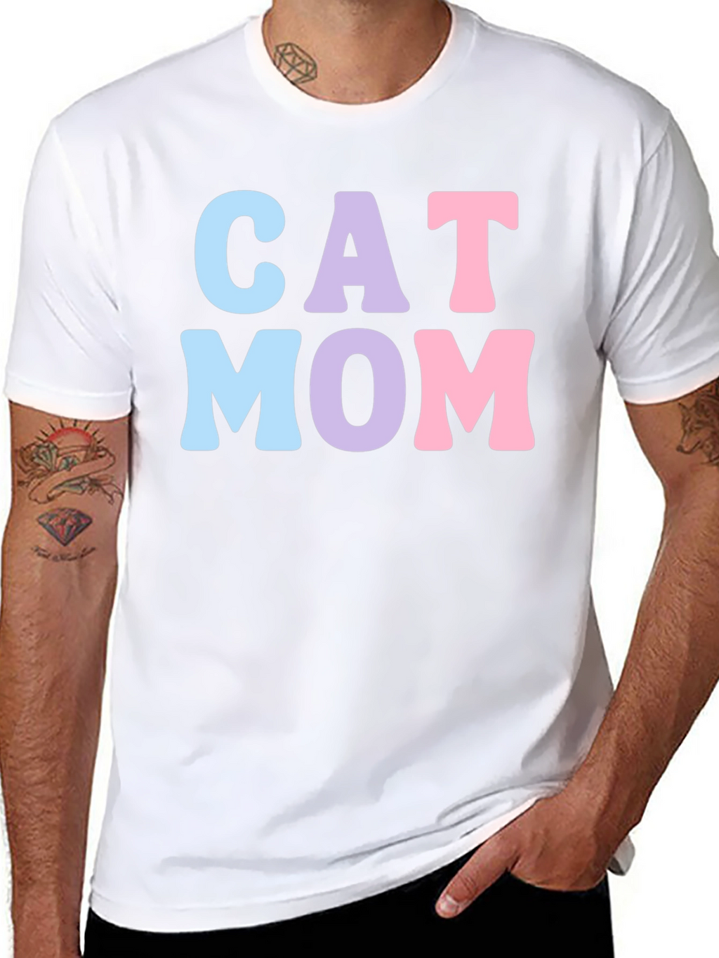 Cat Mom T-Shirt - Cute Pet Lover Apparel