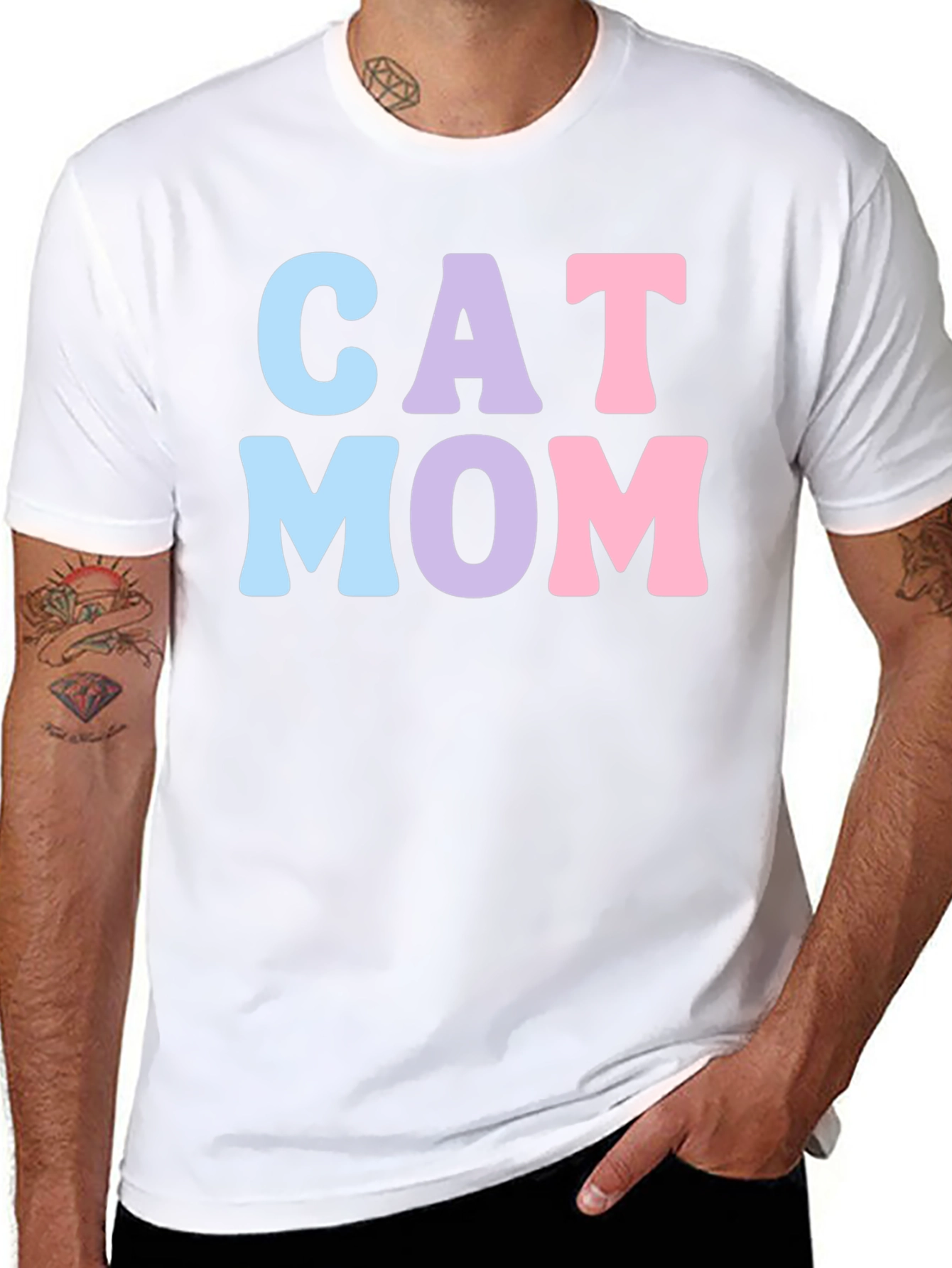 Cat Mom T-Shirt - Cute Pet Lover Apparel