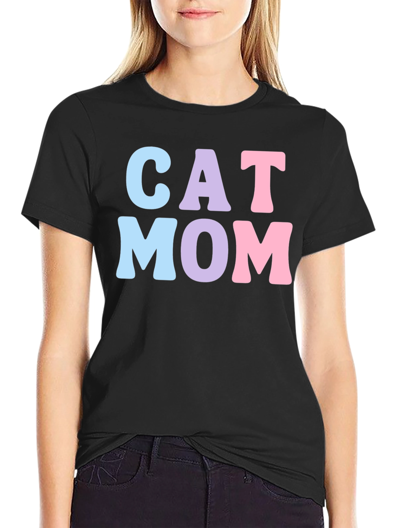 Cat Mom T-Shirt - Cute Pet Lover Apparel