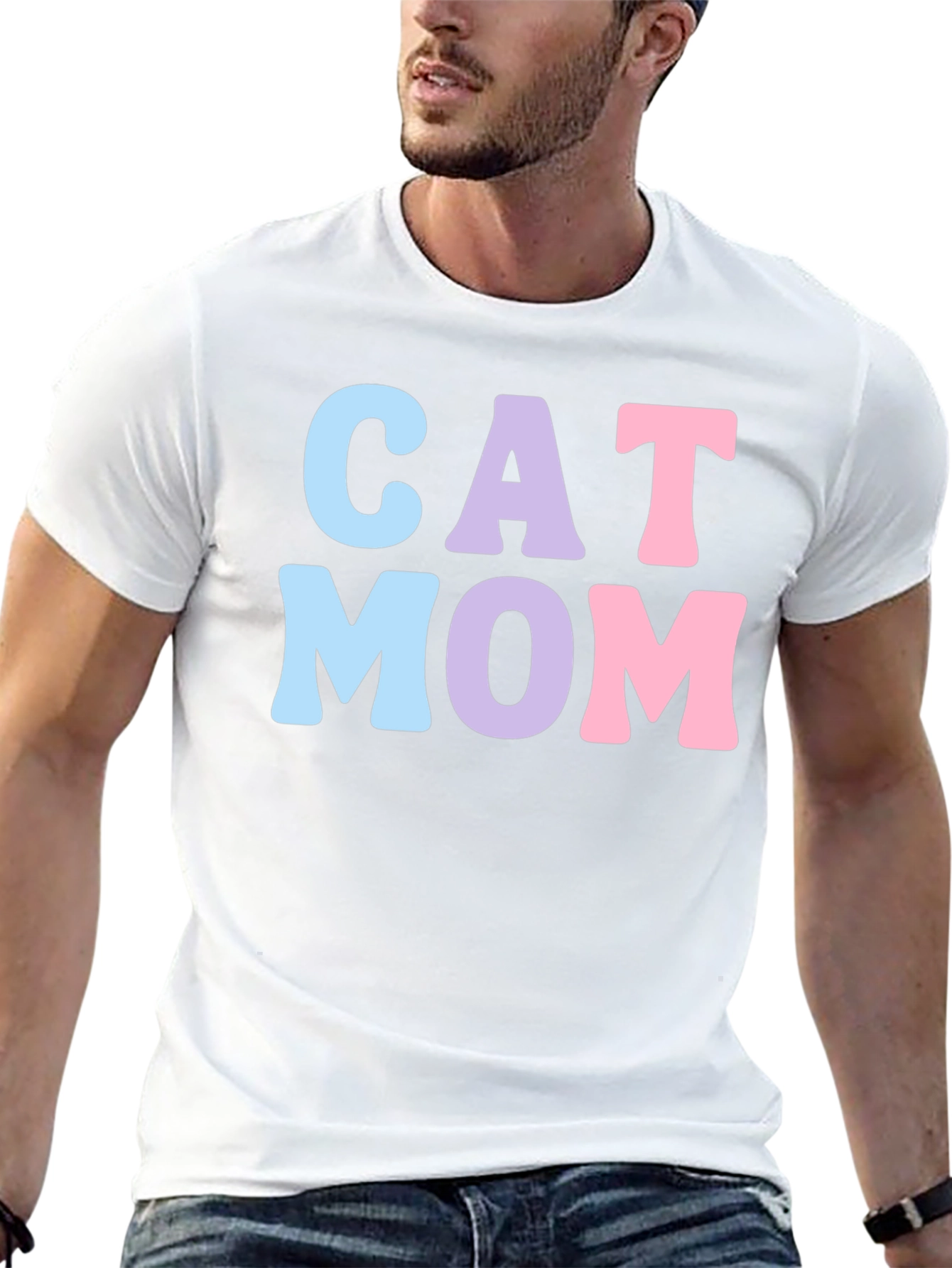 Cat Mom T-Shirt - Cute Pet Lover Apparel