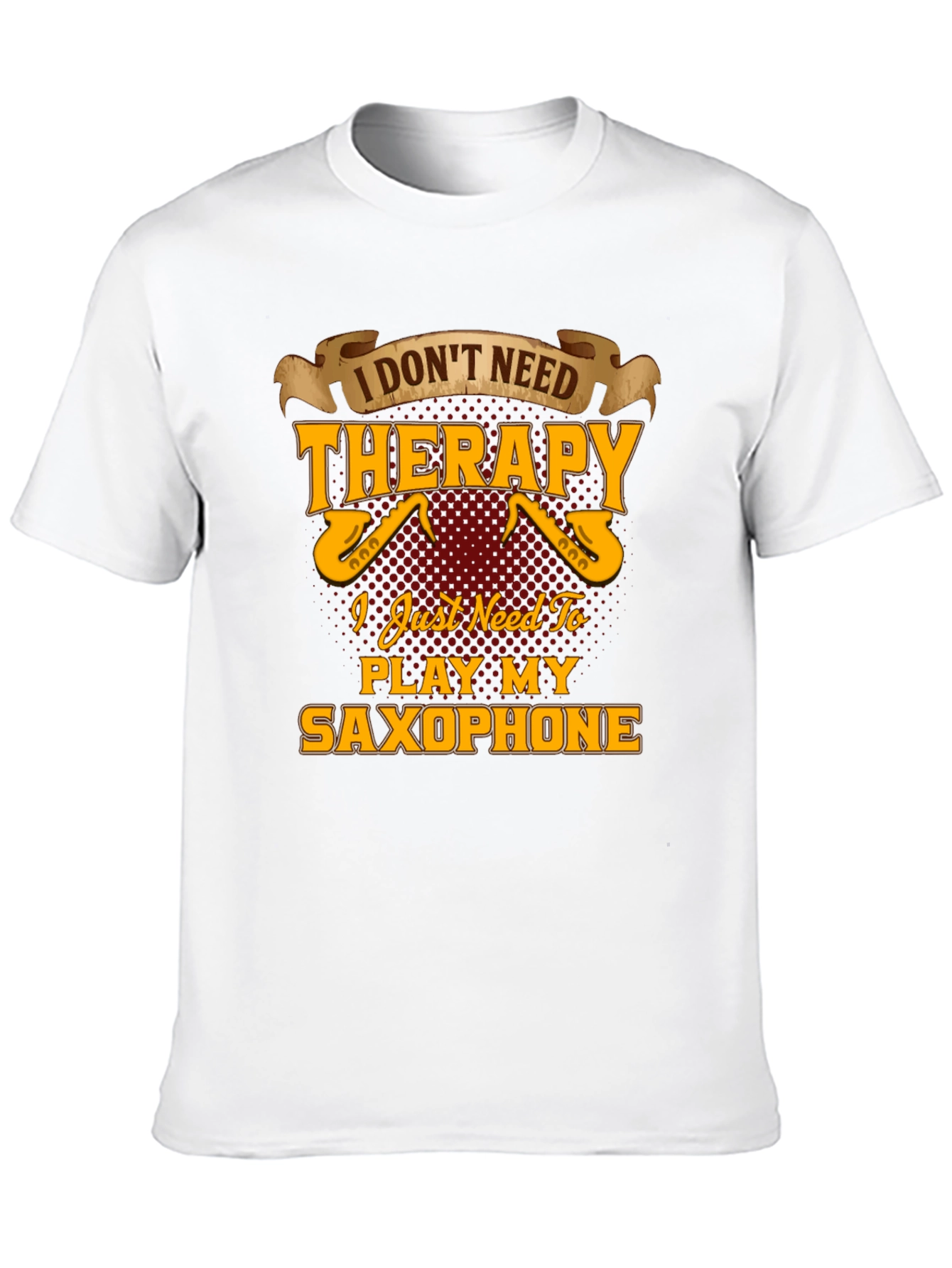 Saxophone Player T-Shirt - Music Therapy Tee
