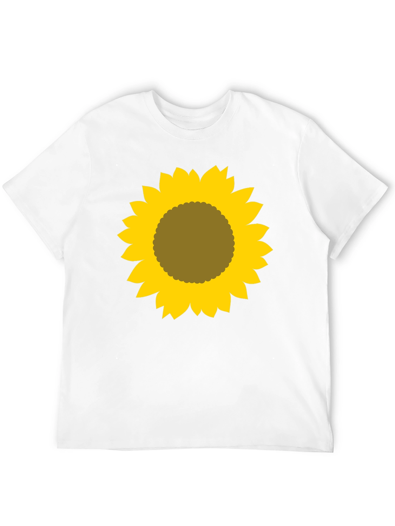 Sunflower Graphic Tee - Black Cotton Shirt